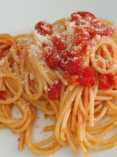 Una foto de Spaghetti all'Arrabbiata