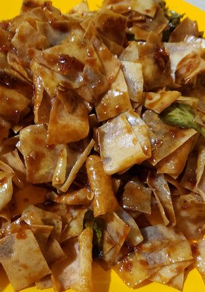 Foto resep Sambal goreng kulit pangsit