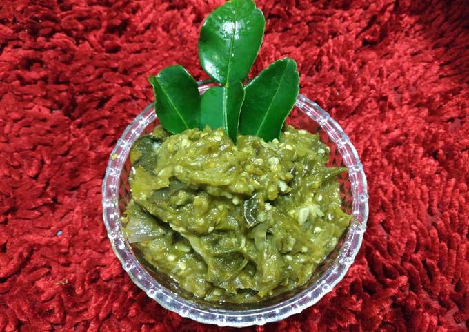 Yuk intip, Resep mudah memasak Sambel Cabe Hijau 💚 yang nikmat