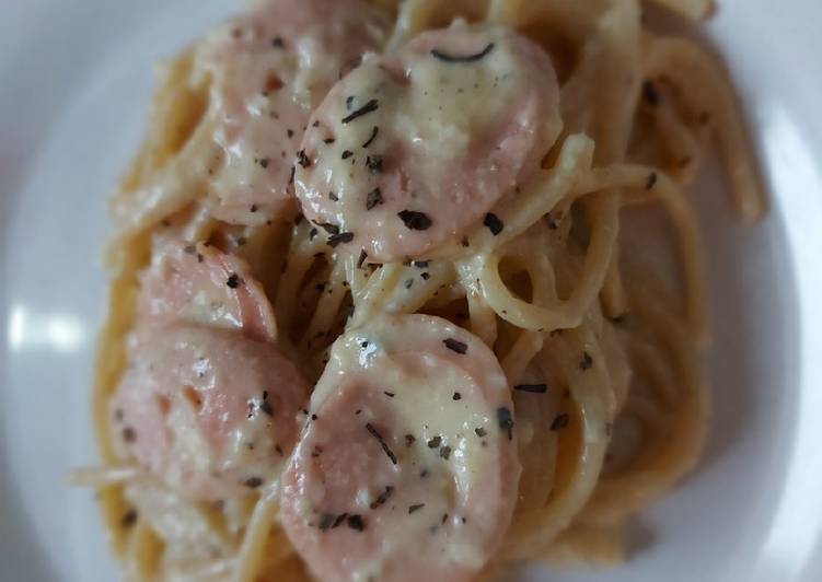 Resep Spaghetti carbonara oleh sherly ayu ferliani - Cookpad