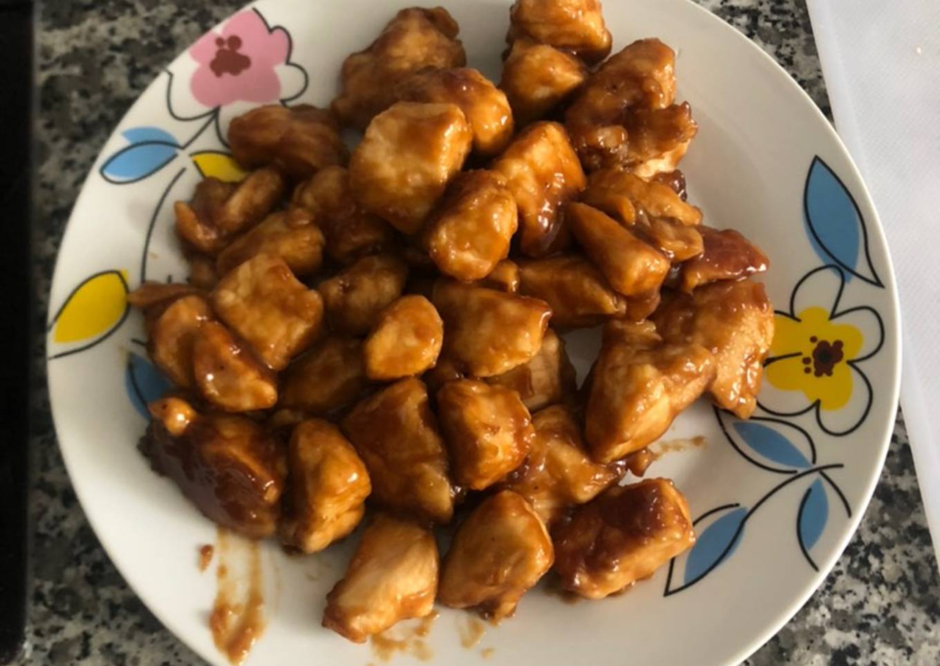 Pollo teriyaki