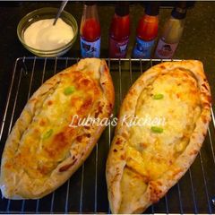 A picture of Cheese Bread: Cheese Pide.