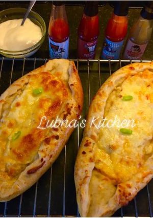 A picture of Cheese Bread: Cheese Pide.