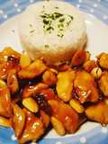 Pollo alle mandorle con riso basmati
