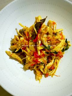 Foto resep Ayam suwir pedas