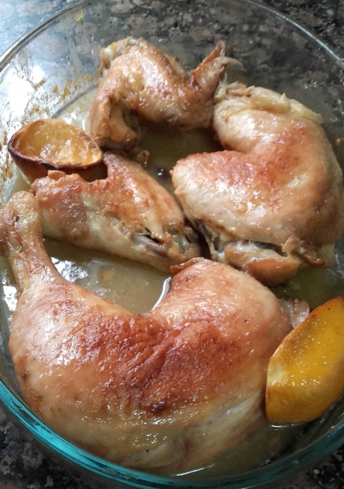 Una foto de Pollo al limón