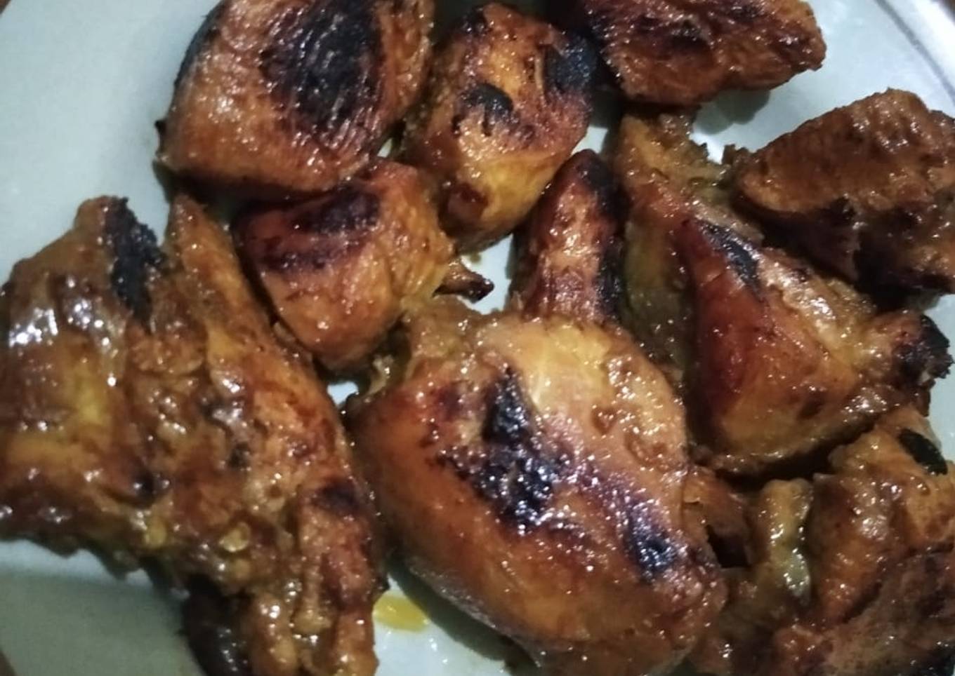 Ayam bakar saus tomat (bakarnya pakai teflon)