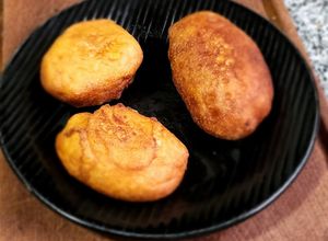 Una foto de Buñuelos de banana