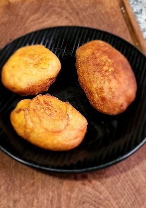 Una foto de Buñuelos de banana