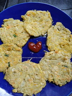 Foto resep 102. MPASI 13+ Dadar Mie Bayam Snack Anti GTM