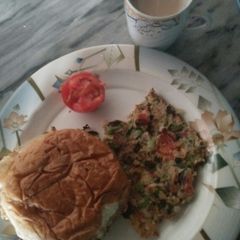 A picture of Omlatte with Capsicum.