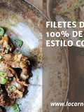 Filetes de vacuno 100% de pasto al estilo coreano (Bulgogi)