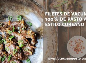 Una foto de Filetes de vacuno 100% de pasto al estilo coreano (Bulgogi)