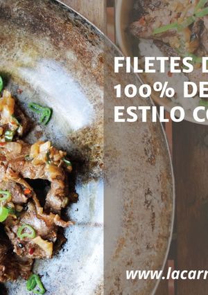 Una foto de Filetes de vacuno 100% de pasto al estilo coreano (Bulgogi)