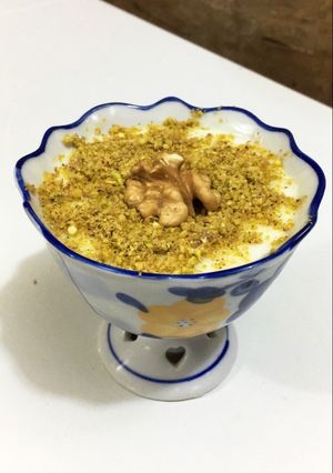 صورة لوصفة محلبي بالقشطه والمكسرات