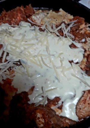 Una foto de Ravioles de jamón y queso