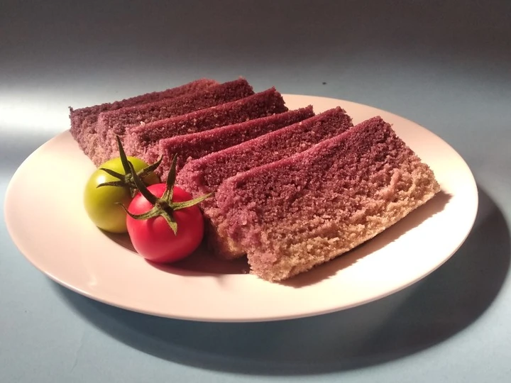 Langkah Gampang Membuat Resep Bolu Ombre Ubi Ungu | Kukus yang Bisa Manjain Lidah Anti Ribet, Uenak Banget