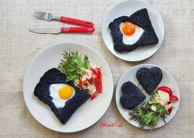Wajib coba! Bagaimana cara memasak Sunny Side Egg Toast dijamin sedap