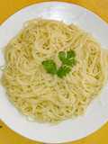 Fideos Capellini con Mantequilla