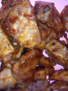 A picture of Arrow roots in sauce.