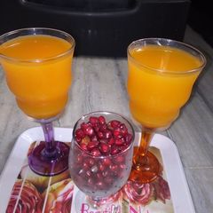A picture of Orange Ginger juice.
