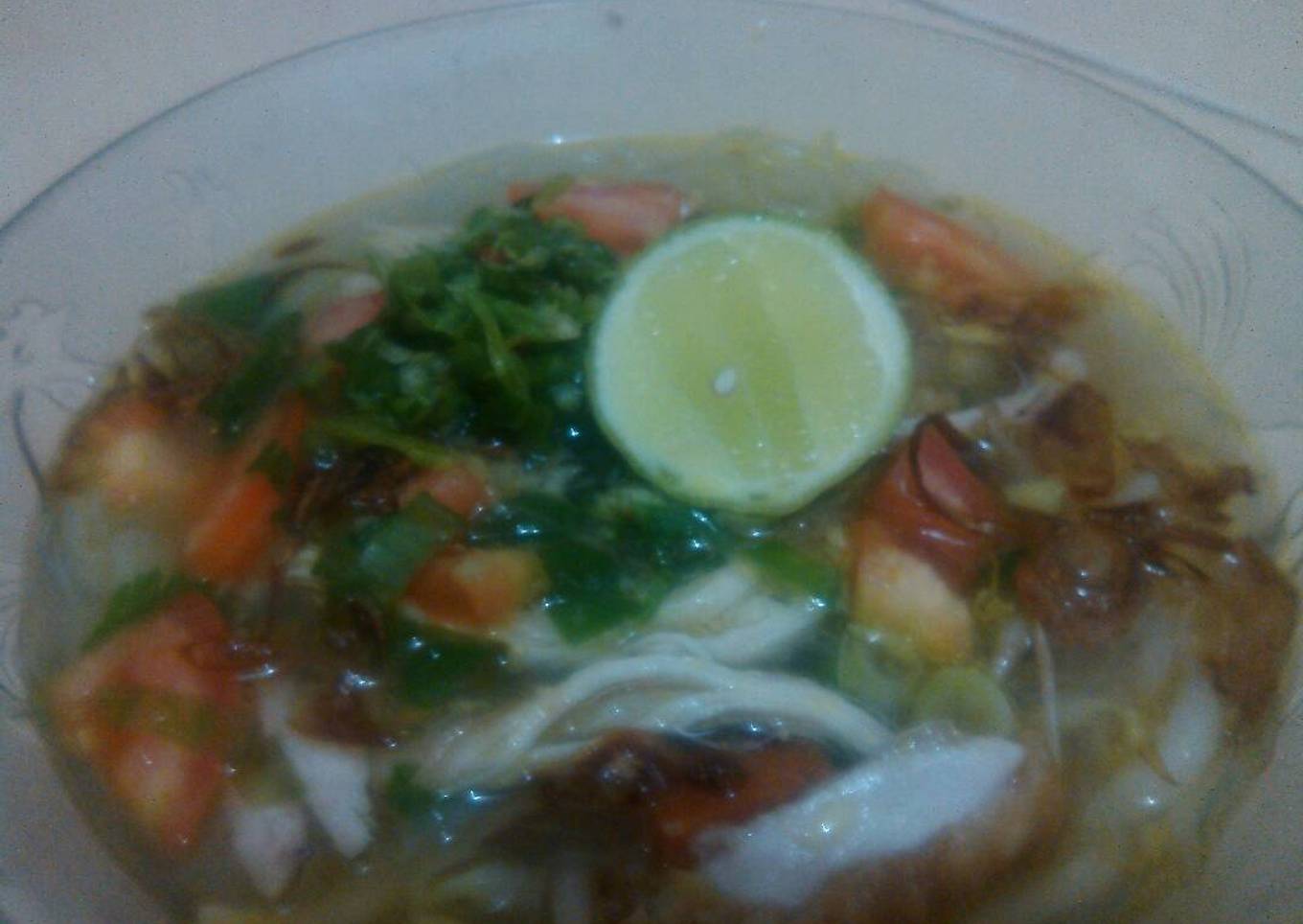 Soto ayam bening ala akuh😊