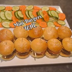 A picture of 🍔Mini Burgers with Homemade Buns🍔.