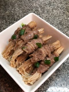 照燒金菇牛肉卷 的食譜成品照片