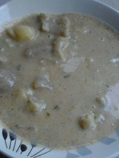 Una foto de Papas con cuero