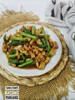 Foto resep Tumis Tempe Kacang Panjang