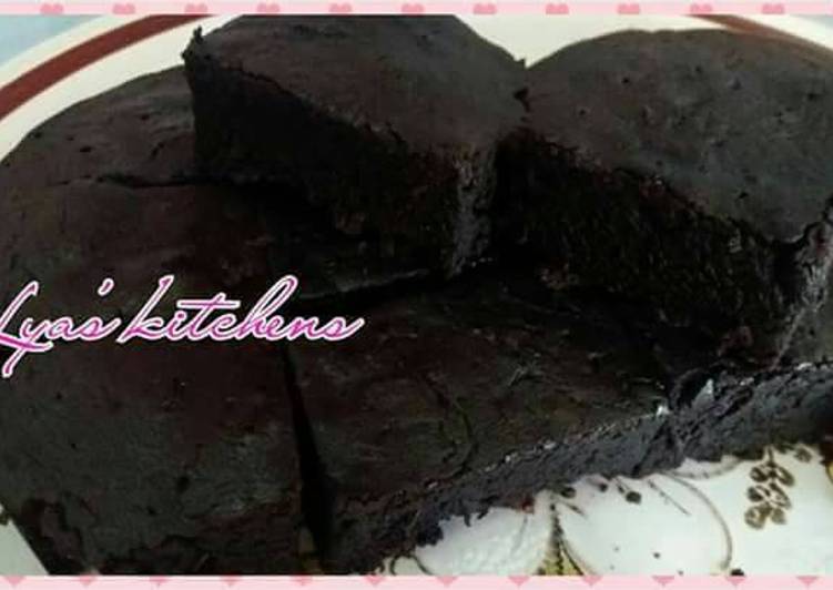 Bagaimana Menyiapkan Eggless brownies Anti Gagal