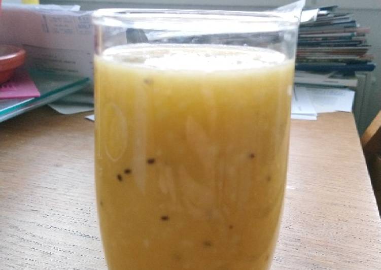 Recette De Smoothie jaune