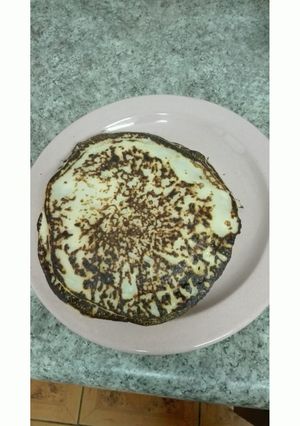 Una foto de Panqueque sin huevo y sin gluten