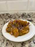 Alitas de pollo con salsa de mango en airfryer