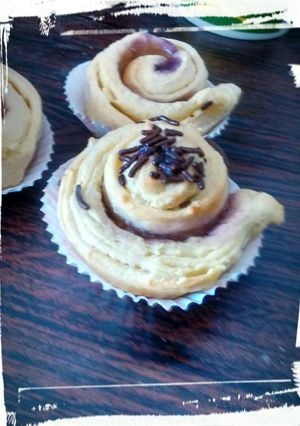 Foto resep Blueberry roll bread