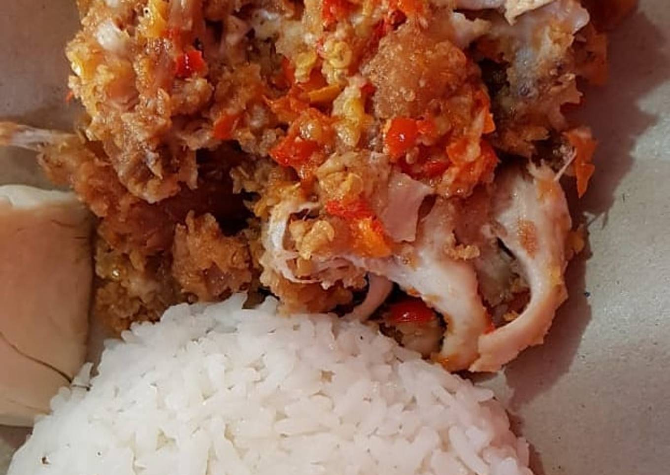 Ayam geprek simpel no ribet