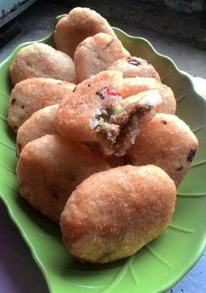 Foto resep Combro singkong isi oncom kemangi