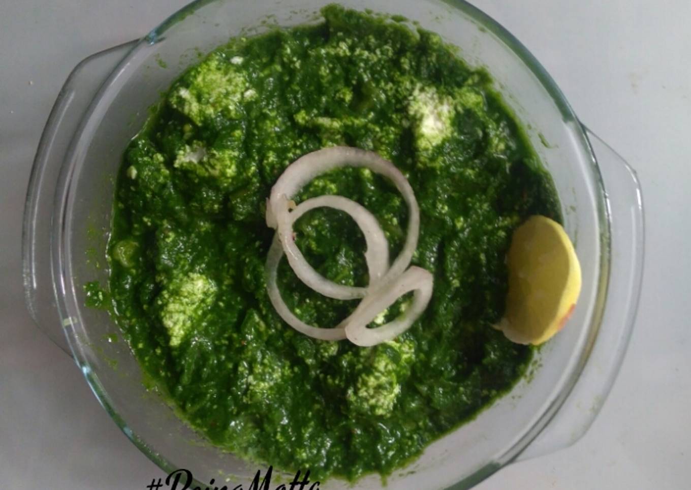 Paalak matar paneer
