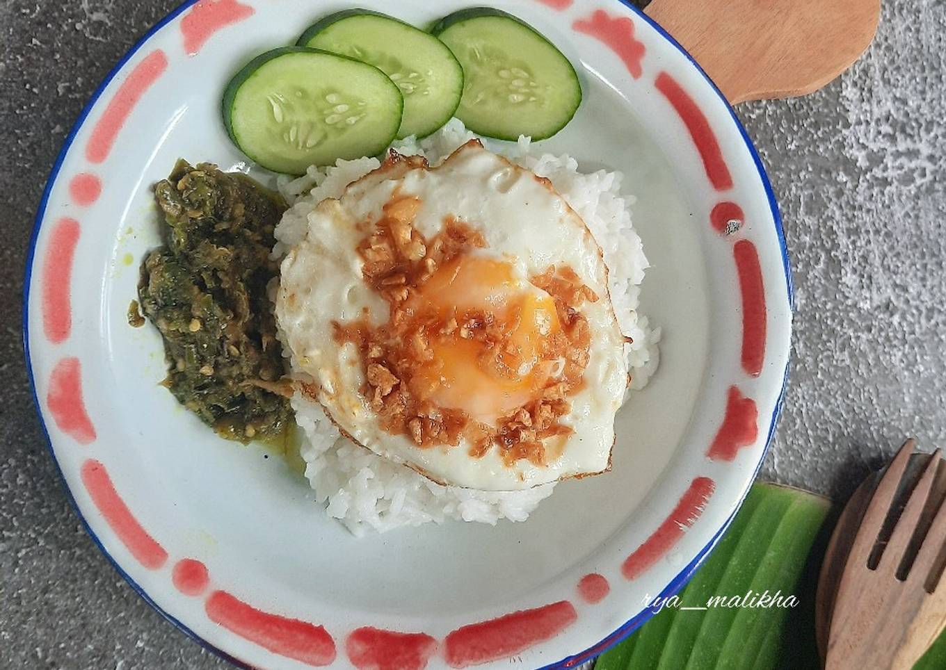 Telur Ceplok Bawang putih