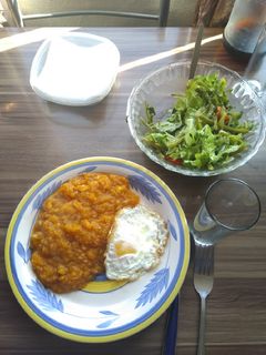 Una foto de Zamba o puré de zapallo