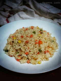 Foto resep Nasi Salmon Rice Cooker