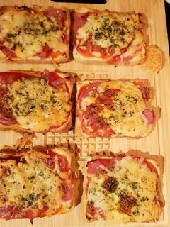 Una foto de Mini pizzas