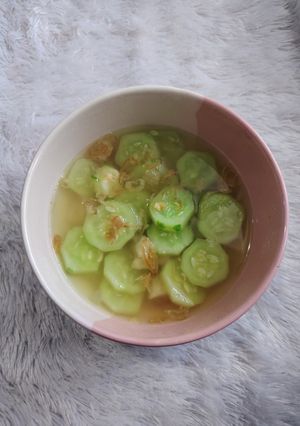Foto resep 572. Sayur Bening Timun Ebi