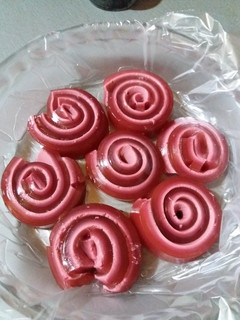 عکسی از دستور ژله بستنی رولی