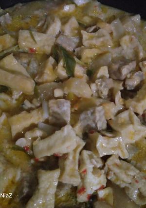 Foto resep 19. Tahu Tempe Kikil kuah Santan
