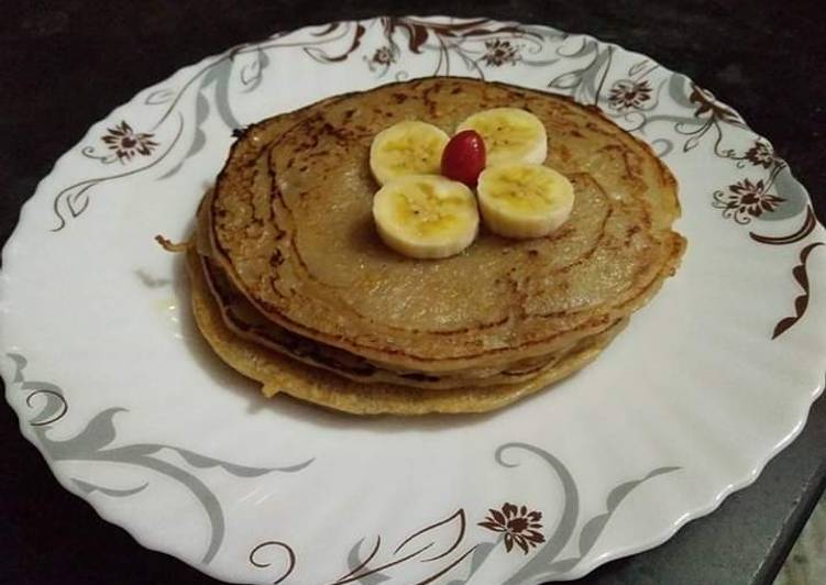 Recipe of Ultimate Atta Banana pancake