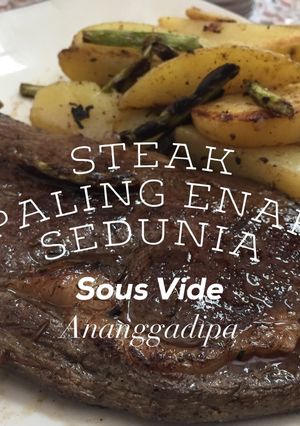 Foto resep Steak paling enak sedunia, dengan Sous Vide! 🐮