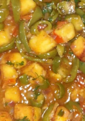 A picture of Chilli paneer.