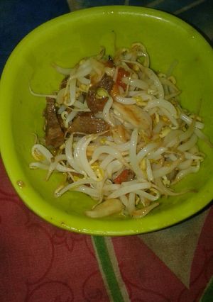 Foto resep Daging sapi cah toge