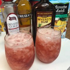 David’s mai tai A picture of David’s mai tai.